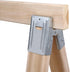 Century Drill & Tool 72994 2 x 4 Steel Sawhorse Brackets, Set of 4 for Home Improvement, Toolbox Accessories
