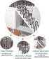PAUANI Poles(M,35cm) Metal Wall Mount Stair Railing, U/M-Shaped Non-Slip Stair Handrail, Elderly Children's Safety