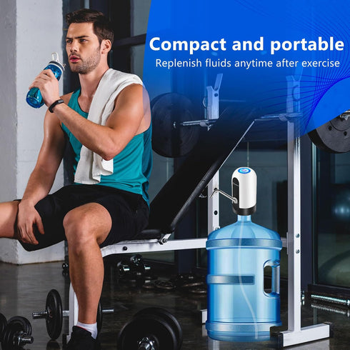 5 3 (1, 2, 3, 4, 5 Water Dispenser for Gallon Bottle, Portable Electric Water Pump with Adapters Gallon Jugs