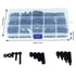 Lystaii 320pcs M3 Nylon Hex Standoff Kit, Male Female Screw Nut, PCB Motherboard Circuit Board Mounting Hardware (Black)