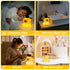 Dimmable 20 Amaredom Highland Cow Night Light, Cute Silicone Cow Lamp, Rechargeable LED Bedside Lamp with Minutes Timer