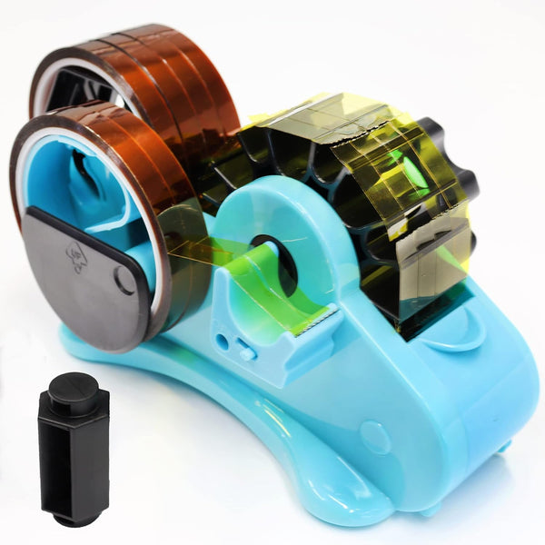 Blue Heat Tape Dispenser for Sublimation, Multiple Roll Cut for Heat Transfer Tape, Semi-Automatic