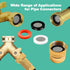 32 Size 258 PC Faucet and Plumbing Rubber Washers Assortment Kit for Outdoor Faucet Repair