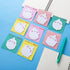 Cute Animal Self Stick Notes, 8 Pack Kawaii Rabbit Sticky Notes, Cartoon Memo Pads for Students Home Office Gifts
