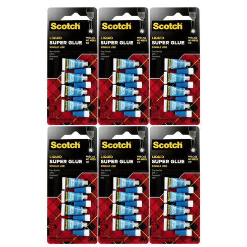 Scotch Super Glue Liquid with Precision Applicator, Fast-Drying Clear Adhesive for Plastic, Metal, Ceramic, Wood