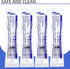 Exlavges 100 Pack 3ml/cc 23Ga 1 Inch Packed Disposable Lab Syringes with Needle Luer Lock, Individually Sealed