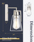 1-Light EAPUDUN Wall Sconces Bathroom Light Fixtures, Modern Farmhouse Bathroom Vanity Light Fixtures, Indoor Wall Lamp