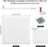 Large Office Cork Board Alternative 47"x35", 12 Pack Felt Wall Tiles for Wall Pin Board Tack Board