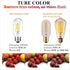 LiteHistory E26 Edison Bulb, 6W Equivalent, 60 Watt Dimmable Neutral White 4000K, 600lm, Pack of 6