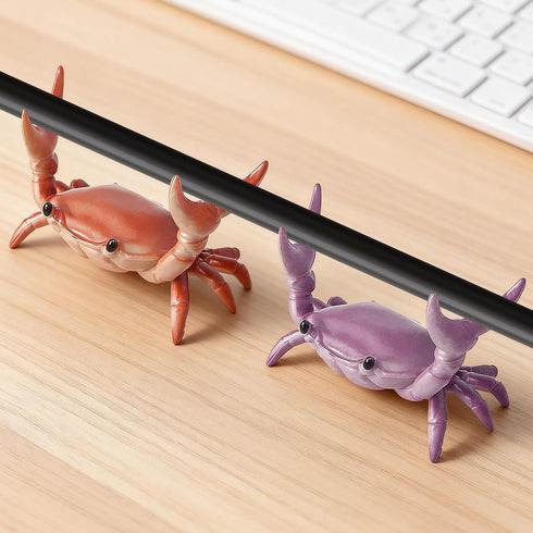 Generic 4PCS Desk Crab Pen Holder,Creative Crab Pen Holder,New Cute Crab-Shaped Pen Holders,Weightlifting Crabs
