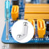 Mudder 50 PCB Board Mounting Feet, L Shape Insulated PCB Spacer with Screws for Arcade Gaming Board
