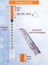 100 Pack 1ml 32G 1cc 1/4 Inch (6mm) Disposable Syringe, Lab Supplies Syringes, Individually Wrapped