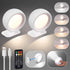 Rossesay 1 Piece LED Wall Lights with Remote, Wall Sconces Lamp Rechargeable