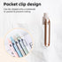 NUSIGN Gel Pens, 5 Pcs 0.5mm Fine Point Retractable Black Ink, Quick Dry, Smooth Writing for Note Taking
