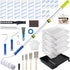 INCLY 32PCS Paint Roller Kit with 2 to 4 Ft Extension Pole,