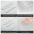 6-Pack 1/2 12.8x10.4'' Commercial Size Polycarbonate Food Pan Lids with Handle, Clear Steam Table Hotel Pan Cover
