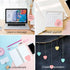 GTHER Heart Shaped Sticky Notes, 2 Pads, Colored Self-Adhesive Notes for Kids School