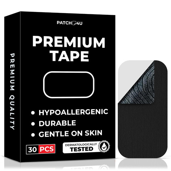 PATCH4U Premium Tape (30 Pack) - Pain Free Removal, Hypoallergenic, Latex Free