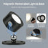FLYSENN 3 Dimmable, 360 2-in-1 Rechargeable Magnetic Wall Light, Color Temperature Touch Control Rotatable Cordless