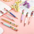 HESTYA 16 Pieces Ballpoint Pens - Flower Dynamic Crystal Pens for Birthday, Wedding, Home School Office Supplies