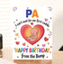 Moonlit93 Pa - I Can't Wait For Our First Cuddle Happy Birthday From The Bump! Card - Ideas Birthday Card For Pa