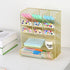 Spacrea Mesh Pen Organizer, Pencil Holder for Desk, Desk Organizer with Drawer for School, Home, Art Supplies, Gold