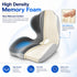 NTG-SOLUTIONS Seat Cushion L-Shaped Ergonomic Memory Foam Support for Office Chair Cushion, Car Seat Cushion, Seat