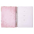 Christian Art Gifts Hardcover Journal, With God All Things Matthew 19:26, Pink Floral, Inspirational, 7 x 8.5