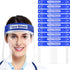 10 Pcs Face Shield Mask, Anti-Fog Clear Full Face Protection Shield, Reusable