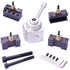 Mini Aluminium Quick Change Tool Post Holder Boring/Turning Facing Holder Kit Set