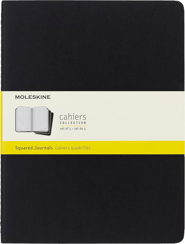 Moleskine Cahier Journal, Soft Cover, XL (7.5 x 9.5") Squared/Grid