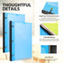 WOT I Telescoping 3 Ring Binder, 12 Packs, Flexible View Binder with Expandable Spine, Holds 160 Sheets, 4 Bright Colors