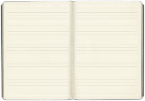 Gallery Leather Journal Notebook - 192 Pages, Softcover, Handcrafted - Acadia Black - 8 x 5.5