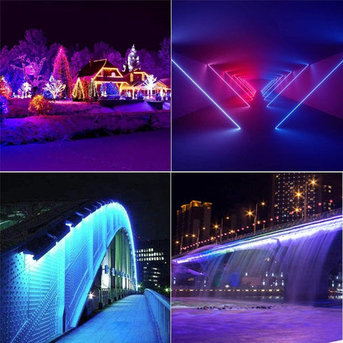 4 Pin LED Strip Connectors, Solderless Gapless Connector, 8mm Wide RGB L Splitter for 3528 2835 Multicolor LED Strip