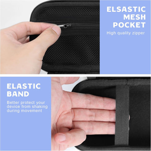 Label Printer Case for Phomemo D30 D35, Compatible with NIIMBOT D11/D110, Fits Bluetooth Wireless Mini Label Printer