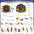 BBTO 65 Pcs Christmas Nativity Bulletin Board Decorations Set, Religious Nativity Scene Cutouts for Xmas Party