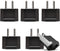 Ceptics Australia, China Plug Adapter Socket - USA to Chinese, New Zealand 2 Pin Type I Adaptor Power Wall Adapter, Argentina, Round to Angled Flat Pin Converter - 6 Pack (6)