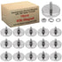 Flutesan Neodymium Round Magnet with M6 Male Thread, 90 lb or 150 lb Round Magnet with Bolt Stud for Lighting, Camera