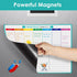 MaxGear Weekly Dry Erase Board - Magnetic Calendar Whiteboard Planner for Fridge, 17"x12" with Markers and Eraser
