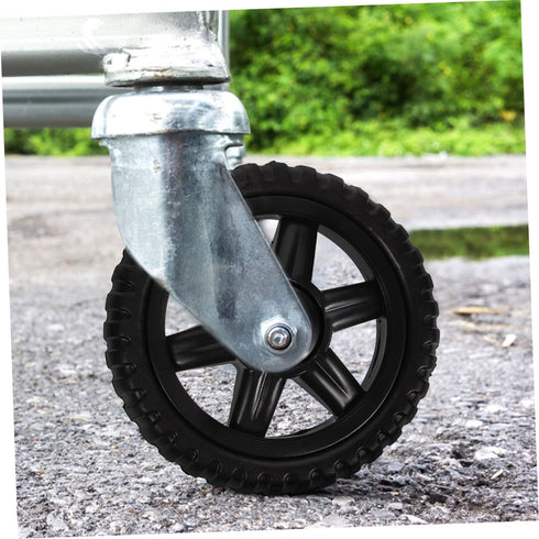 4pcs GANAZONO Replacement Laundry Cart Wheels Rolling Carts Wheels for Shopping Trolley
