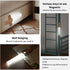 Closet ASAWASA Motion Sensor Night Lights, Under Cabinet LightingMagnet Body Hallway Lamp, Rechargeable Battery Powered