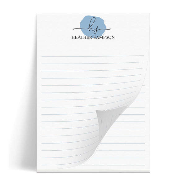 Personalized Notepad Set, Custom Stationery with Name or Text, Multiple Sizes, Color