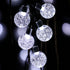 36ft 60 8 Toodour Solar String Lights Outdoor, LED Globe String Light with Mode, Waterproof Crystall Ball Lights Solar