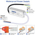 Waterproof IP67 LED Driver Power Supply 12V 24W 2A, 110V AC to 12V DC Converter for Indoor and Outdoor LED Lighting