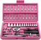 Egofine 46 Pieces 1/4 inch Drive Socket Ratchet Wrench Set, with Bit