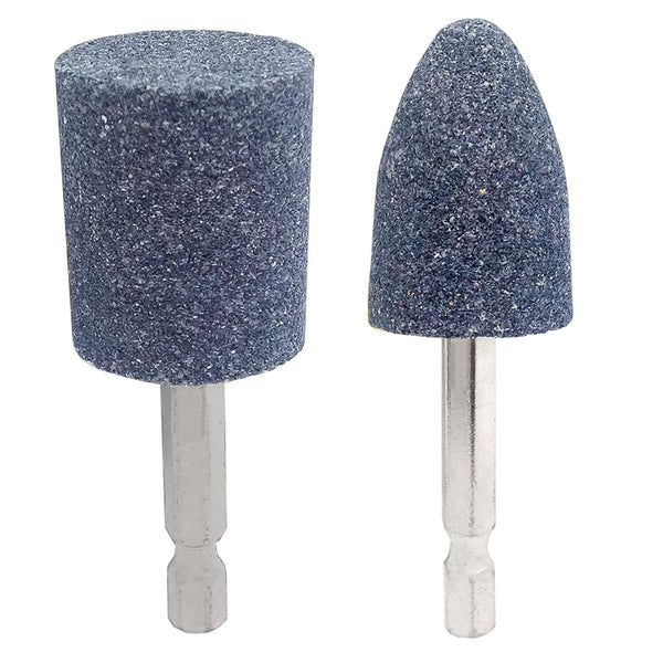 4pcs Metal Grinding Stone Set, Rotary Tool Grinding Stone Wheel Head with 1/4 Inch Shank