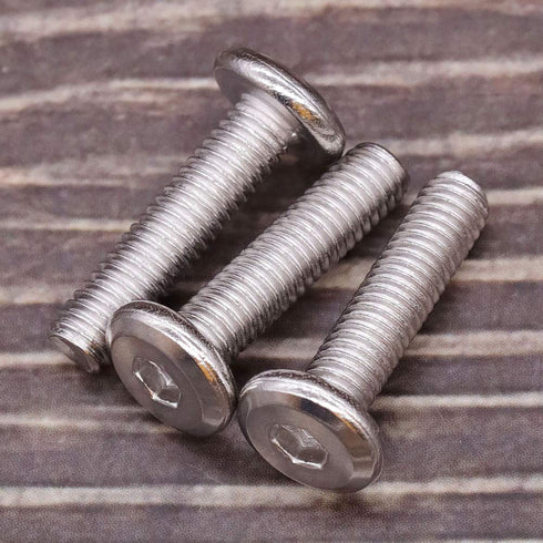 M6-1.0 x 20mm Hex Socket Head Cap Screws - 304 Stainless Steel 18-8 Flat Countersunk Machine Screws for DIY Projects,