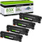 greencycle Compatible CF283X Toner Cartridge Replacement for HP 83X CF283X Laserjet Pro M201 Printers (4-Black, 2400