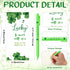 Fullhawl 24 Sets Shamrock Pen Gifts Bulk for Employee Good Luck Ballpoint Pens Clover Keychains with Thank You Cards