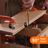 Generic 10PCS 1.2"x0.7"x0.7" Adjustable Slotted L Brackets, Black Corner Braces, Metal Right Angle Bracket for Shelves